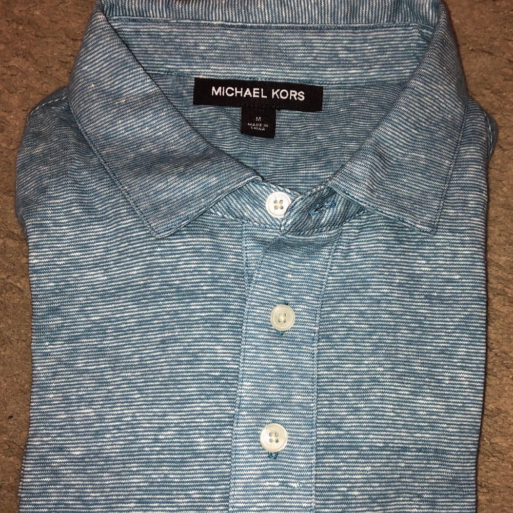 Michael Kors Short Sleeve Polo Top Men's M